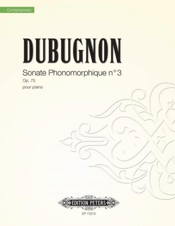 Dubugnon, Richard, Sonate No. 3 (Phonomorphique)