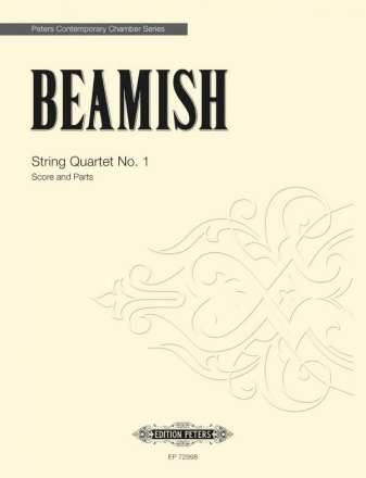 Beamish, Sally String Quartet No. 1 fr Streichquartett Partitur und Stimmen