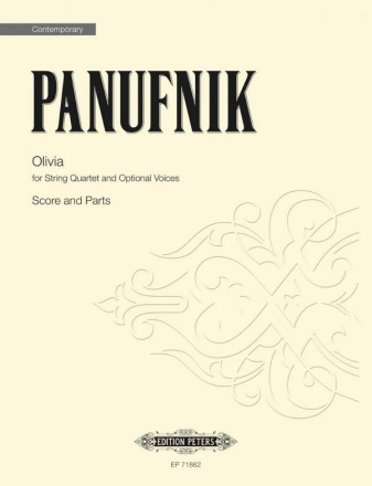 Panufnik, Roxanna, Olivia fr String Quartet and Optional Voices