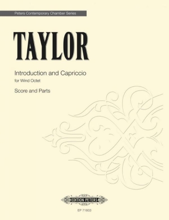 Taylor, Matthew Introduction and Capriccio fr Blseroktett Partitur und Stimmen