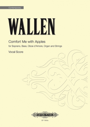 Wallen, Errollyn Comfort Me With Apples (vocal score)