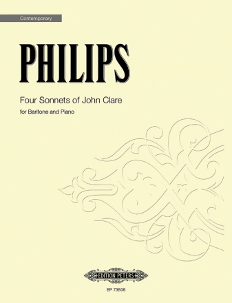 Clare, John (Poet), Philips, Julian (Composer), Four Sonnets of John C Baritone Voice, Piano