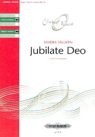 Jubilate Deo for female chorus and percussion Score