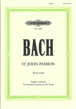 Bach, J.S. Johannes-Passion [St John Pas...245, Kl-Ausz., Br. Johannes-Passion (KA:engl.)