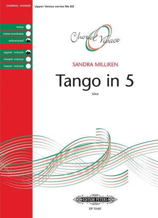 Tango in 5 for female chorus a cappella score