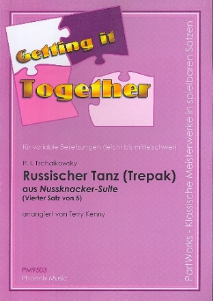 Russischer Tanz (Trepak) aus Nussknacker-Suite fr variable Besetzung (leicht bis mittelschwer) Partitur und Stimmen