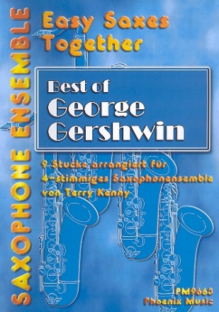 Best of George Gershwin fr 4 Saxophone (Ensemble) (AAA(T)T) Partitur und Stimmen