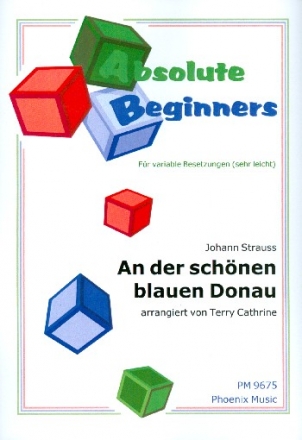 An der schnen blauen Donau fr variables Ensemble (sehr leicht) Partitur und Stimmen