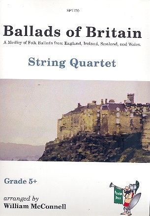 Ballads of Britain: for string quartet score and parts