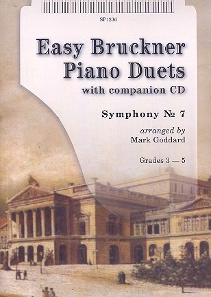 Easy Bruckner Duets - Symphony no.7 (+CD) for piano 4 hands score