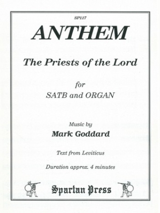 Mark Goddard The Priests of the Lord choral (mixed voices)