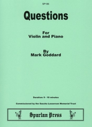 Mark Goddard Questions violin & piano