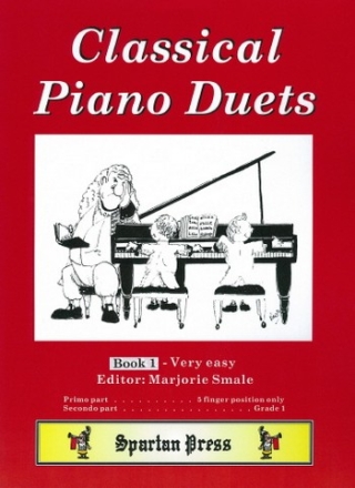 Damm, de Persuis, Tschirch and Wolff, Anonymous Ed: Smale Classical Piano Duets Book 1 piano duet