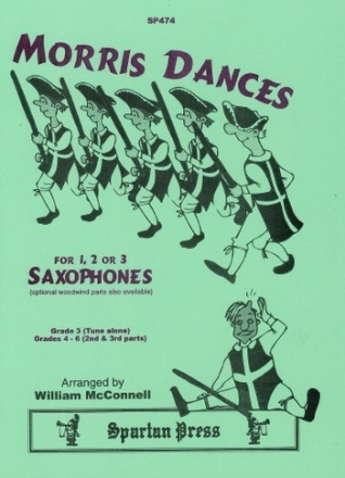 Traditional Arr: William McConnell Morris Dances saxophone duet, saxophone trio