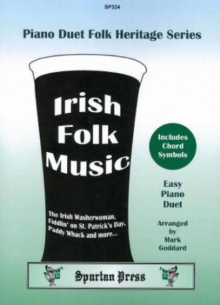 Irish Folk Music for easy piano 4 hands score