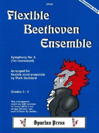 Ludwig van Beethoven Arr: Mark Goddard Flexible Beethoven Ensemble woodwind quartet, flexible wind ensemble