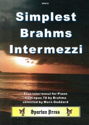 Johannes Brahms Ed: Mark Goddard Simplest Brahms Intermezzi piano solo