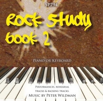 Peter Wildman Rock Study Book 2 CD ONLY piano studies, cd