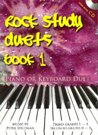 Peter Wildman Rock Study Piano Duets Book 1 with CD piano duet