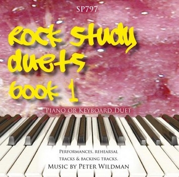 Peter Wildman Rock Study Duets Book 1 CD ONLY piano duet, cd