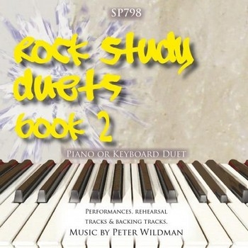 Peter Wildman Rock Study Duets Book 2 CD ONLY piano duet, cd