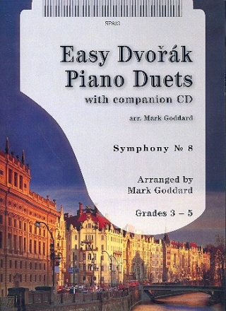 Easy Dvorak Duets - Symphony no.8 (+CD) for piano 4 hands score