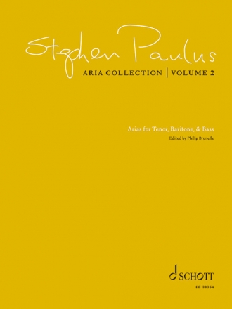 Aria Collection, Volume 2 for tenor, baritone, bass and piano score