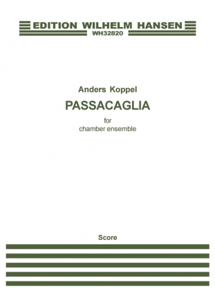 Anders Koppel, Passacaglia Chamber Ensemble Partitur