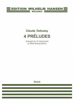 Claude Debussy, 4 Prludes Chamber Ensemble Partitur