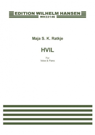 Maja S. K. Ratkje, Hvil Voice and Piano Book