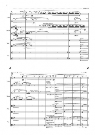 Bent Srensen, Schreie Und Melancholie String Orchestra Score