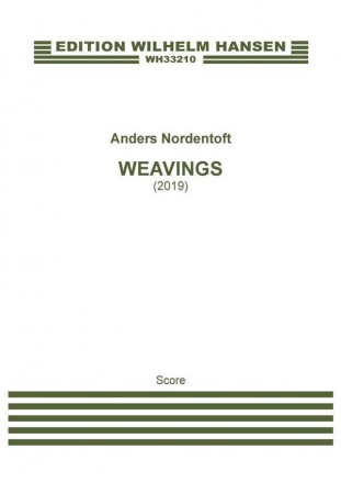 Anders Nordentoft, Weavings Wind Quintet and Orchestra Score