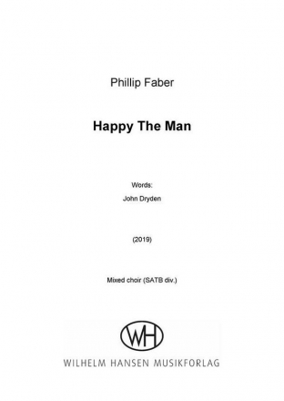 Phillip Faber, Happy the Man SSSAAATTTBBB Choral Score