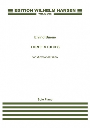 Eivind Buene, Three Studies For Microtonal Piano Piano Book