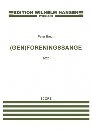 Peter Bruun, (Gen)Foreningssange SATB Choral Score