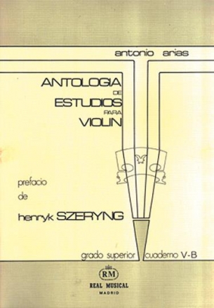 Antonio [Padre] Arias, Antologa de Estudios para Violn Vol. 5b Violine Buch