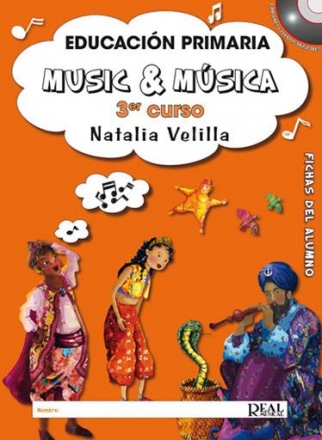 Natalia Velilla, Music & Musica, Volumen 3 (Alumno) Alle Instrumente Buch + DVD