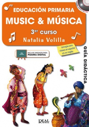 Natalia Velilla, Music & Musica, Volumen 3 (Profesor) Alle Instrumente Buch + CD