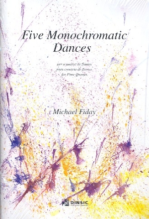 5 monochromatic Dances fr 4 Flten Partitur und Stimmen