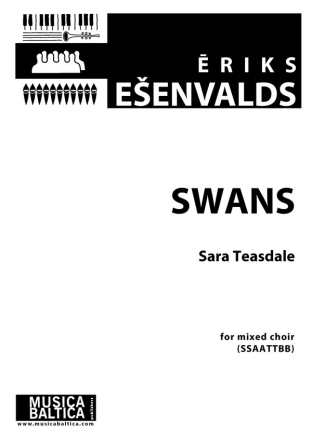 Swans for mixed choir (SSAATTBB) a cappella score