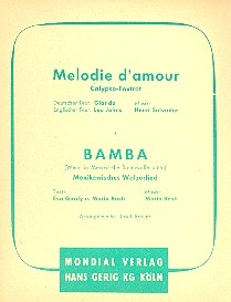 Bamba   und   Melodie d'amour: fr Blasorchester