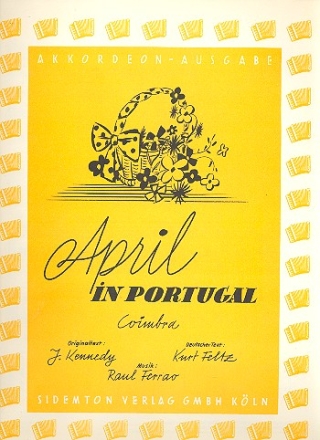 April in Portugal fr Akkordeon mit Text