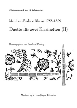 6 Duette fr 2 Klarinetten II fr 2 Klarinetten