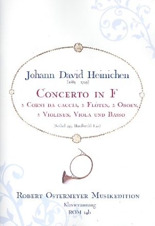 Konzert F-Dur fr 2 Corni da caccia und Orchester fr 2 Corni da caccia und Klavier Stimmen