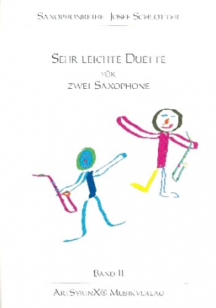 Sehr leichte Duette Band 2 fr 2 Saxophone Spielpartitur