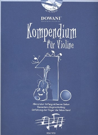 Kompendium fr Violine Band 1 (+CD) fr 2 Violinen (Schler und Lehrer)