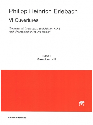 6 Ouvertures Band 1 (nos.1-3) fr Orchester Partitur