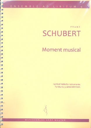 Moment musical op.94,3 fr flexibles Ensemble Partitur und Stimmen