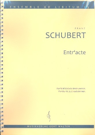 Entr'acte op.94,3 fr flexibles Ensemble Partitur und Stimmen