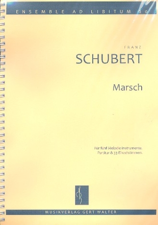 Marsch fr flexibles Ensemble Partitur und Stimmen